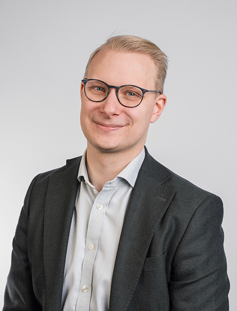 Porträttbild på Stf företagsmarknadschef Oskar Bolling Rydén